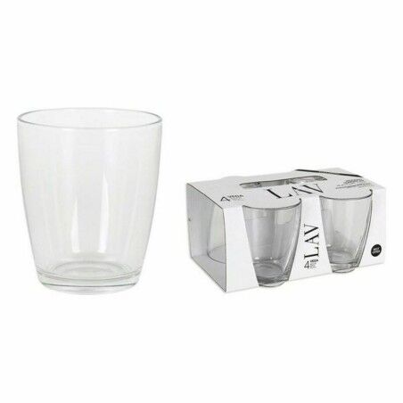 Set di Bicchieri LAV 65357 340 ml 4 Pezzi (4 Unità) (12 Unità)