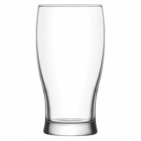 Bicchieri da Birra LAV Belek Trasparente Cristallo 6 Pezzi (8 Unità) (375 cc)