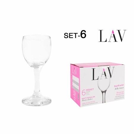 Set di Bicchieri LAV Misket 6 Pezzi (4 Unità)