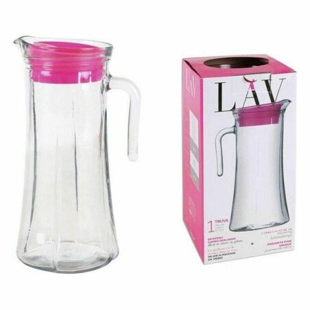 Caraffa in Vetro Trasparente LAV LV-TRU140 PK0001RP (6 Unità) (1400 ml)