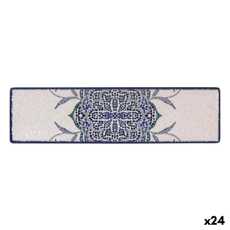 Teglia da Cucina La Mediterránea Rosetta Rettangolare 30 x 8 x 2 cm (24 Unità) Teglia da Cucina La Mediterránea Rosetta Rettangolare 30 x 8 x 2 cm (24 Unità)