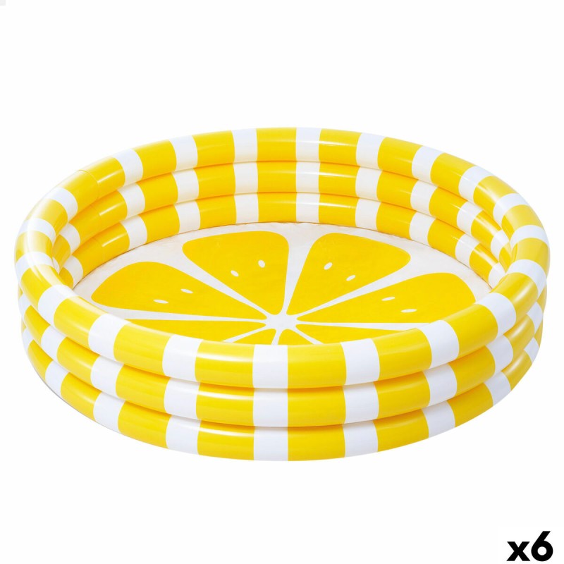 Piscina Gonfiabile per Bambini Intex Limone 147 x 33 x 147 cm Giallo (6 Unità) Piscina Gonfiabile per Bambini Intex Limone 147 x 33 x 147 cm Giallo (6 Unità)