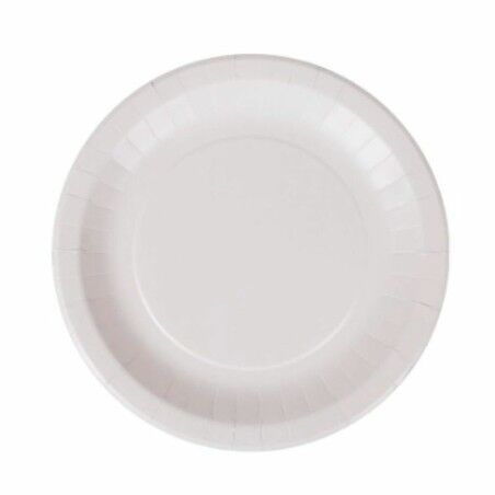 Set di piatti Algon Monouso Bianco Cartone 28 cm (36 Unità)