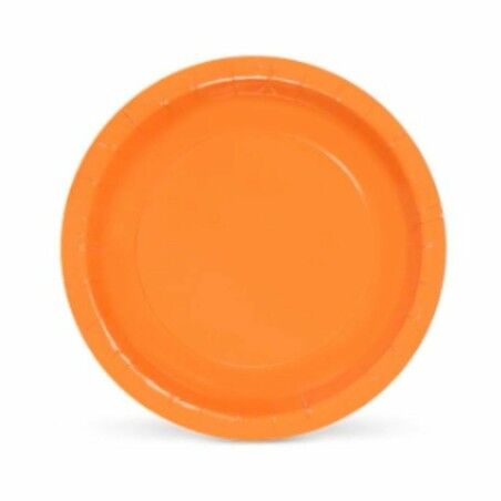 Set di piatti Algon Monouso Cartone Arancio (36 Unità)