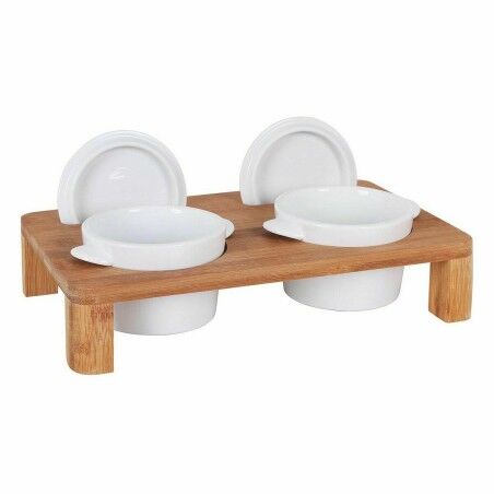 Set da Aperitivo Inde Bambù Porcellana 29 x 18 x 6 cm Pentola x 2 (6 Unità)