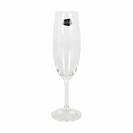Calice da champagne Crystalex Lara Cristallo 220 ml Champagne 6 Pezzi (6 Unità) (4 Unità)