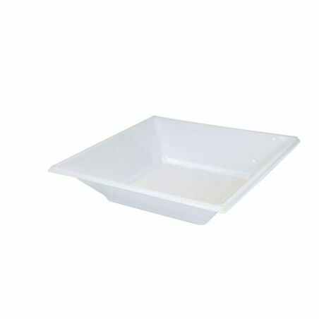 Set di piatti riutilizzabili Algon Bianco Plastica (36 Unità)