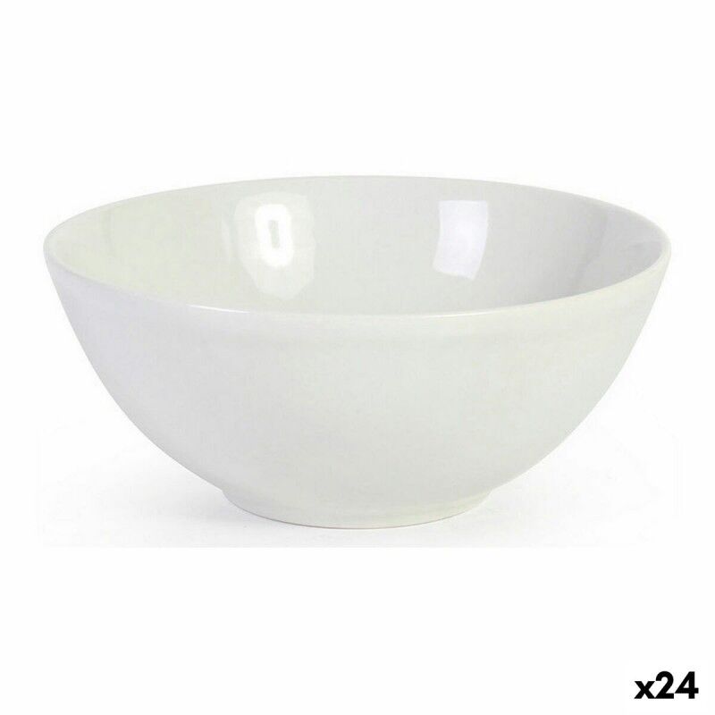 Ciotola La Mediterránea Monaco Bianco Ceramica 16 x 7 cm (24 Unità) Ciotola La Mediterránea Monaco Bianco Ceramica 16 x 7 cm (24 Unità)