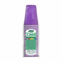 Set di bicchieri riutilizzabili Algon Fucsia 24 Unità 250 ml (25 Pezzi)