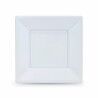 Set di piatti riutilizzabili Algon Quadrato Plastica 18 x 18 x 2 cm (36 Unità)