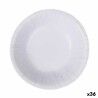 Set di piatti Algon Monouso Bianco Cartone 450 ml (36 Unità)