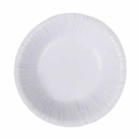 Set di piatti Algon Monouso Bianco Cartone 450 ml (36 Unità)