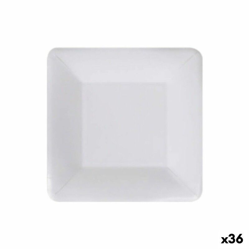 Set di piatti Algon Monouso Bianco Cartone 18 cm (36 Unità) Set di piatti Algon Monouso Bianco Cartone 18 cm (36 Unità)