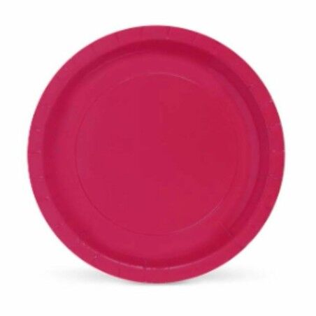 Set di piatti Algon Bordeaux Monouso Cartone 20 x 20 x 1,5 cm (36 Unità)