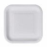 Set di piatti Algon Monouso Bianco Cartone Quadrato 26 cm (36 Unità)
