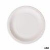 Set di piatti Algon Monouso Bianco Cartone 28 cm (36 Unità)