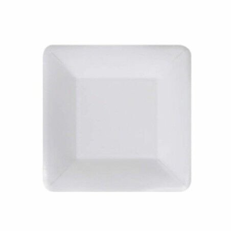 Set di piatti Algon Monouso Bianco Cartone 18 cm (10 Unità)