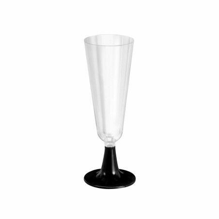 Calici da champagne riutilizzabili Algon Nero 24 Unità 150 ml (4 Pezzi)