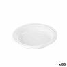 Set di piatti riutilizzabili Algon Bianco Plastica 20,5 x 20,5 x 3 cm (6 Unità)
