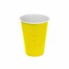 Set di bicchieri riutilizzabili Algon Giallo 24 Unità 250 ml (25 Pezzi)