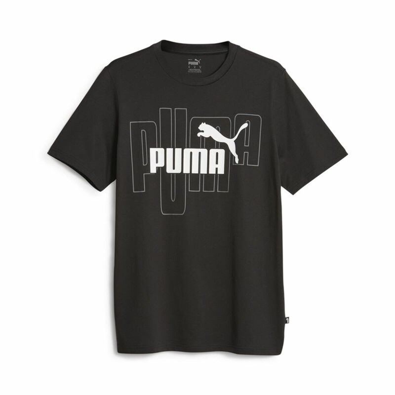 Maglia a Maniche Corte Uomo Puma Graphiccs No. 1 Logo Maglia a Maniche Corte Uomo Puma Graphiccs No. 1 Logo