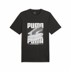 Maglia a Maniche Corte Uomo Puma Graphiccs Sneaker Nero