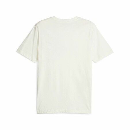 Maglia a Maniche Corte Uomo Puma Ess+ Bianco