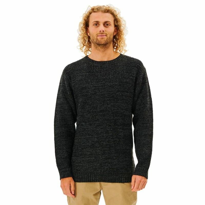 Felpa senza Cappuccio Uomo Rip Curl Tide Nero Felpa senza Cappuccio Uomo Rip Curl Tide Nero