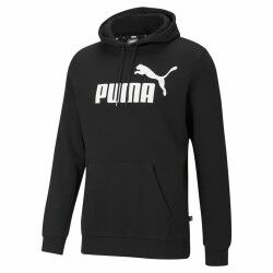 Felpa con Cappuccio Uomo Puma Ess Big Logo Nero