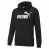 Felpa con Cappuccio Uomo Puma Ess Big Logo Nero