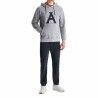 Felpa con Cappuccio Uomo Astore Socaci Grigio chiaro
