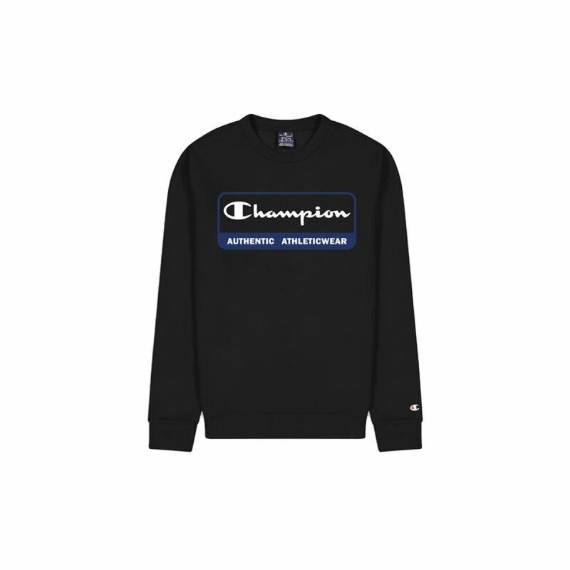 Felpa senza Cappuccio Uomo Champion Legacy Nero Felpa senza Cappuccio Uomo Champion Legacy Nero
