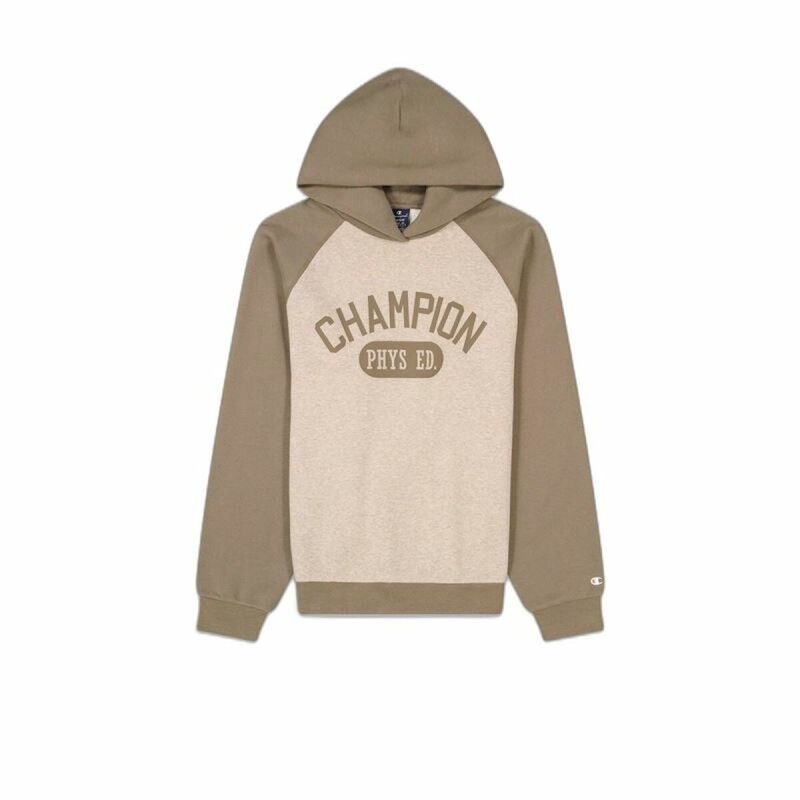 Felpa con Cappuccio Uomo Champion Legacy Marrone Felpa con Cappuccio Uomo Champion Legacy Marrone