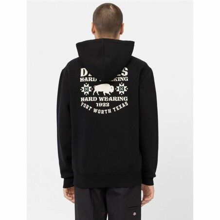 Felpa con Cappuccio Uomo Dickies Hays Nero