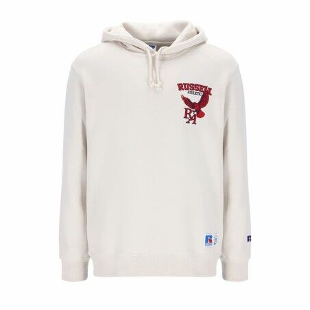 Felpa con Cappuccio Uomo Russell Athletic Barry Bianco