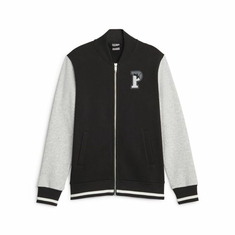 Felpa per Bambini Puma Squad Bomber Nero Felpa per Bambini Puma Squad Bomber Nero