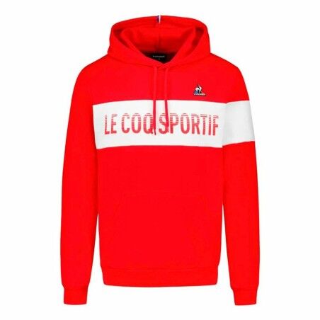 Felpa con Cappuccio Unisex Le coq sportif Bah N°1 Rosso