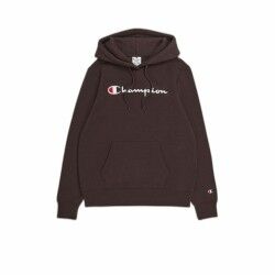 Felpa con Cappuccio Donna Champion Legacy Marrone