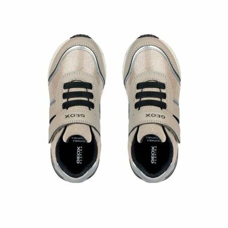 Scarpe da Tennis Casual Bambino Geox Fastics Marrone Chiaro