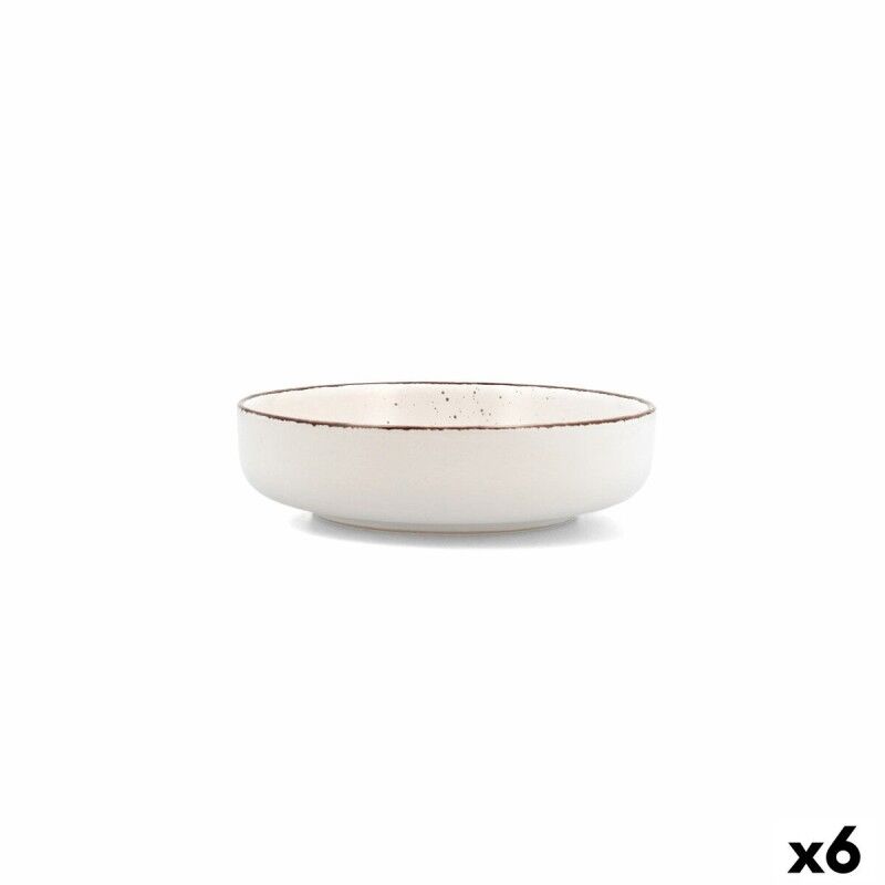 Piatto Fondo Quid Duna Beige Ceramica 18,5 x 5,3 cm (6 Unità) Piatto Fondo Quid Duna Beige Ceramica 18,5 x 5,3 cm (6 Unità)