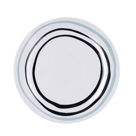 Piatto da pranzo Bidasoa Zigzag Multicolore Ceramica Ø 26,5 cm (12 Unità)
