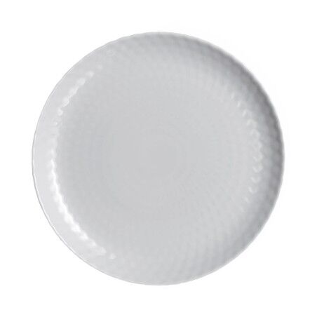 Piatto da pranzo Luminarc Pampille Granit Grigio Vetro 25 cm (24 Unità)