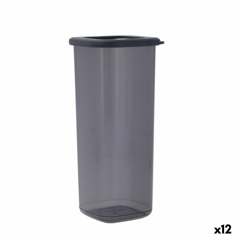 Contenitore per Conservare gli Alimenti Quid City Grigio 1,75 L Con coperchio (12 Unità) Contenitore per Conservare gli Alimenti Quid City Grigio 1,75 L Con coperchio (12 Unità)