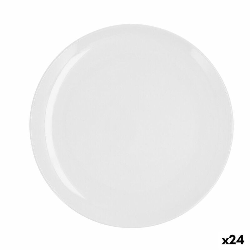 Piatto da pranzo Quid Select Basic Bianco Plastica 25 cm (24 Unità) Piatto da pranzo Quid Select Basic Bianco Plastica 25 cm (24 Unità)