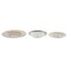 Set di Stoviglie Home ESPRIT Beige Multicolore Porcellana 18 Pezzi 27 x 27 x 2 cm