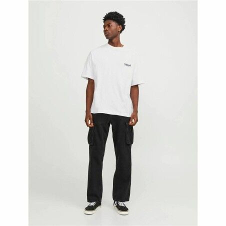 Maglia a Maniche Corte Uomo Jack & Jones bari Back Bianco Uomo