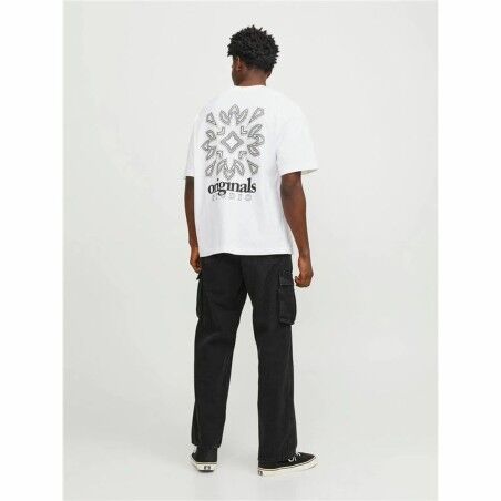 Maglia a Maniche Corte Uomo Jack & Jones bari Back Bianco Uomo