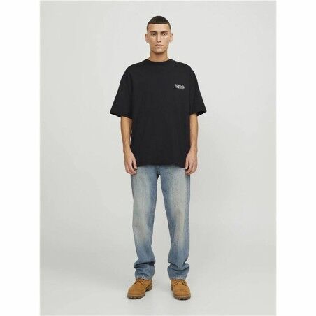 Maglia a Maniche Corte Uomo Jack & Jones bari Back Nero Uomo