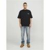Maglia a Maniche Corte Uomo Jack & Jones bari Back Nero Uomo