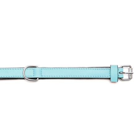 Collare per Cani Gloria 30 cm Trapunta Pelle Azzurro